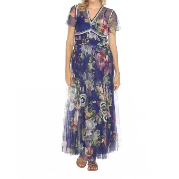 NEW JOHNNY WAS mazzy ruched slip dress in ullani